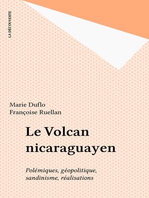 cover image of Le Volcan nicaraguayen